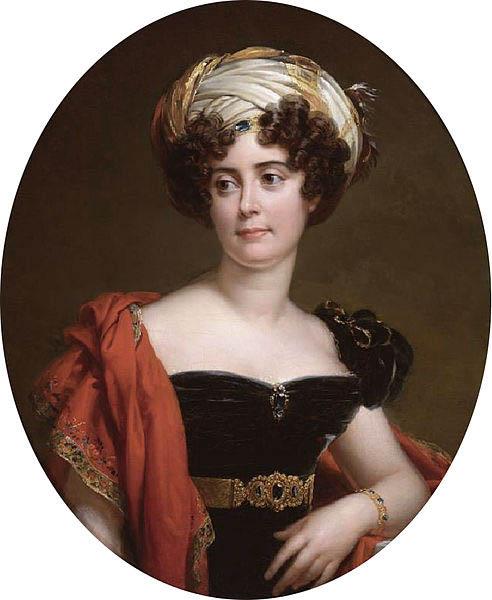Baron Gerard Blanche-Josephine Le Bascle d'Argenteuil, duchesse de Maille France oil painting art